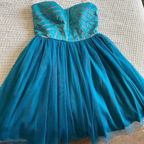Teal Party Dress! - Picture 1 of 2